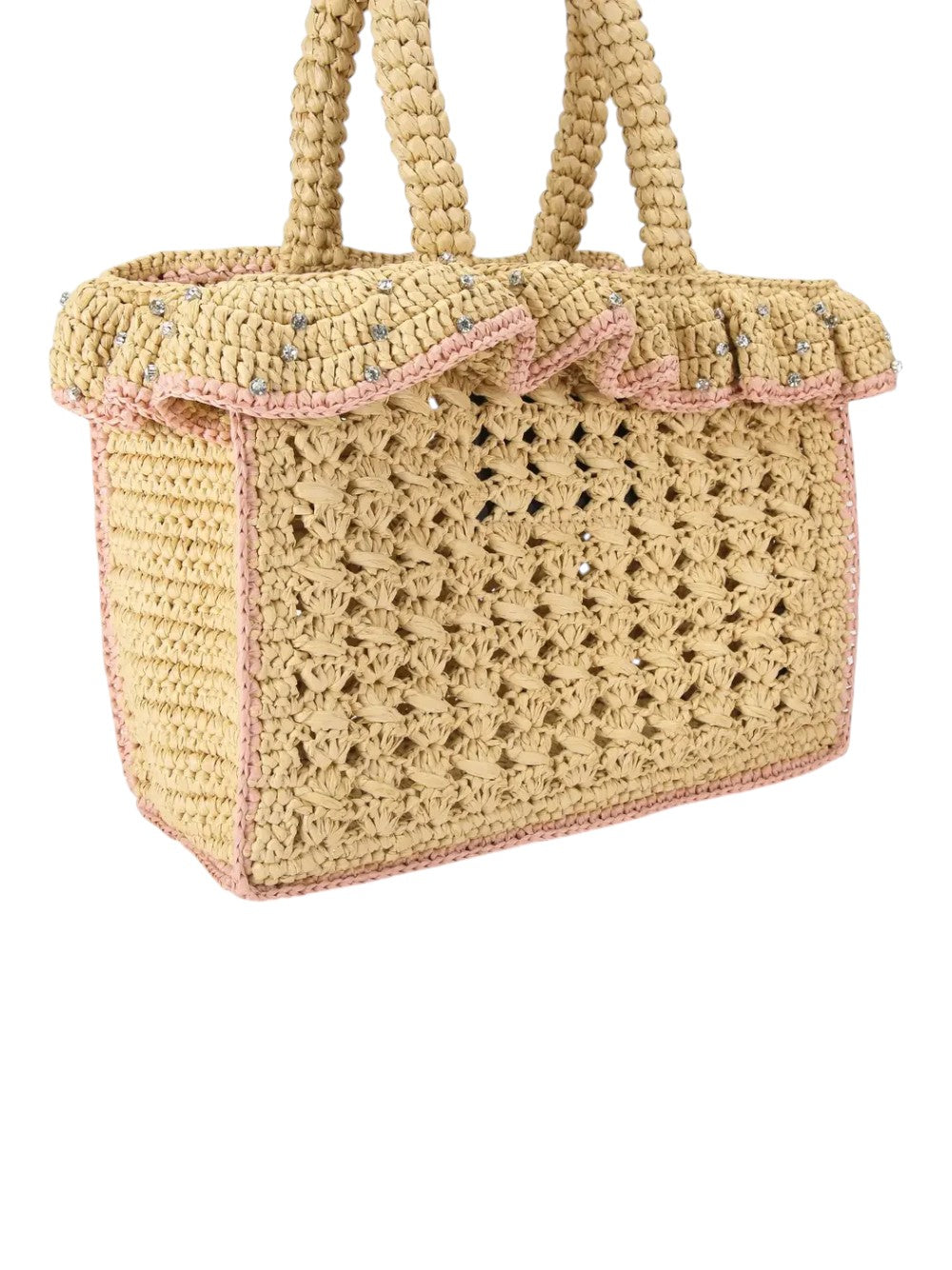 Kurt Geiger Borsa Donna Chelsea Ruffle Tote-Beige Oth-Others 5584749999 49