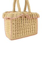 Kurt Geiger Borsa Donna Chelsea Ruffle Tote-Beige Oth-Others 5584749999 49