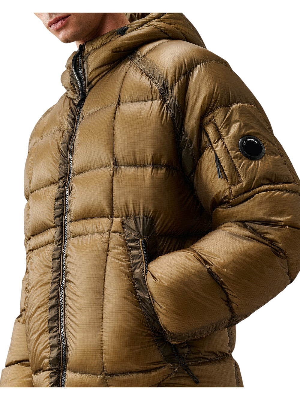 C.p. Company GIUBBINO Uomo Shell Hooded Puffer 21CMOW702A110416A 340