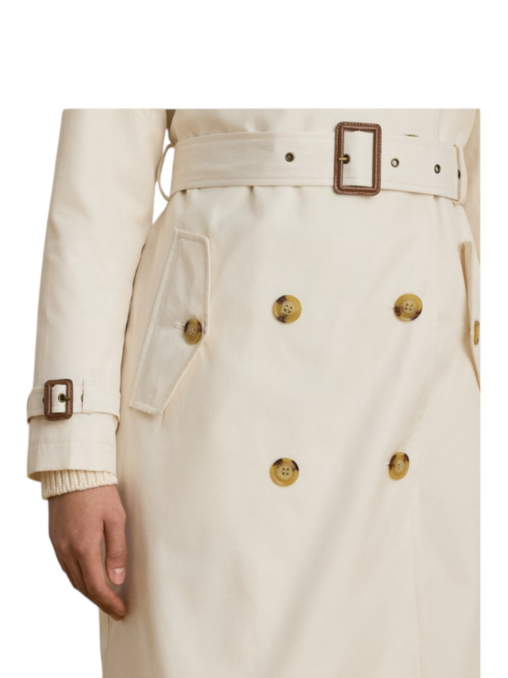Lauren Ralph Lauren Trench Donna DB BLT RN38"-LINED-COAT 297967122005