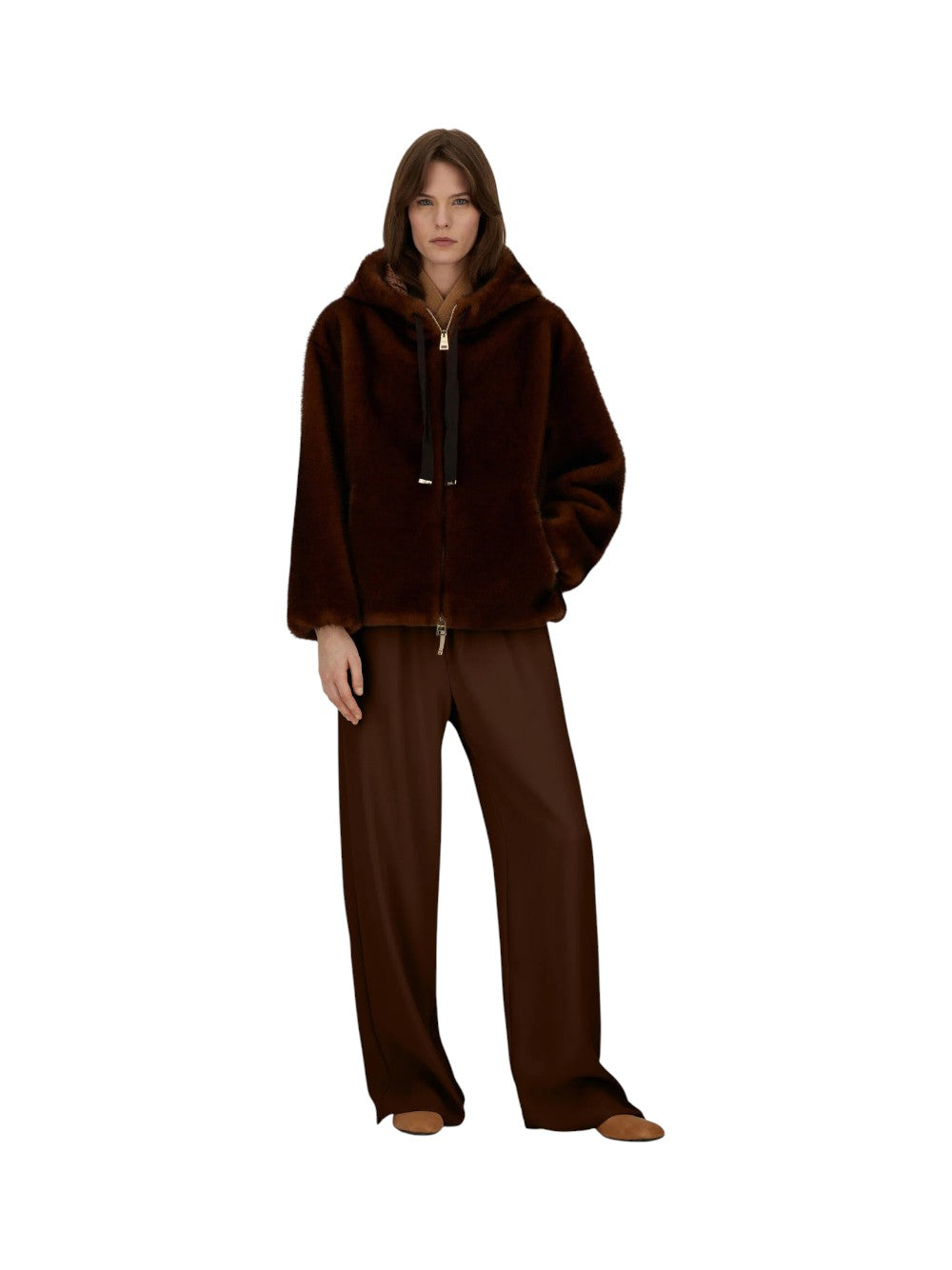 Herno Giubbino Donna BOMBER SOFT FAUX FUR GI000318D12739