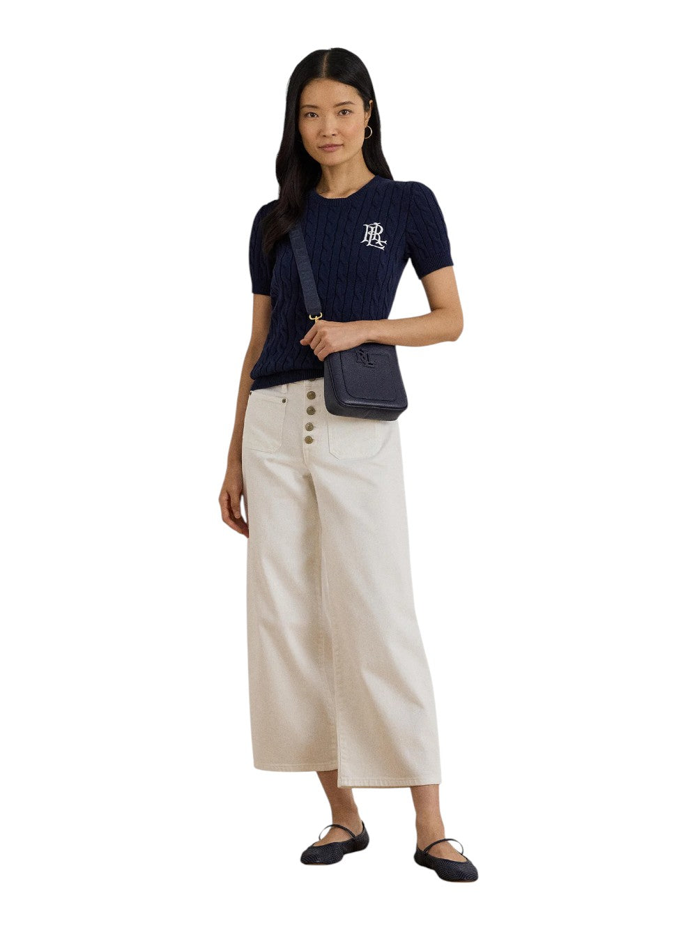 Lauren Ralph Lauren Maglia Donna EYELAH-SHORT SLEEVE-PULLOVER 200P07025001