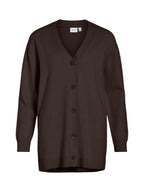 VILA Maglie Donna VIPOLLY L/S LONG BUTTON KNIT CARDIGAN/R 14109043