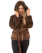 Yes London Women's Fur Coat LC/2069