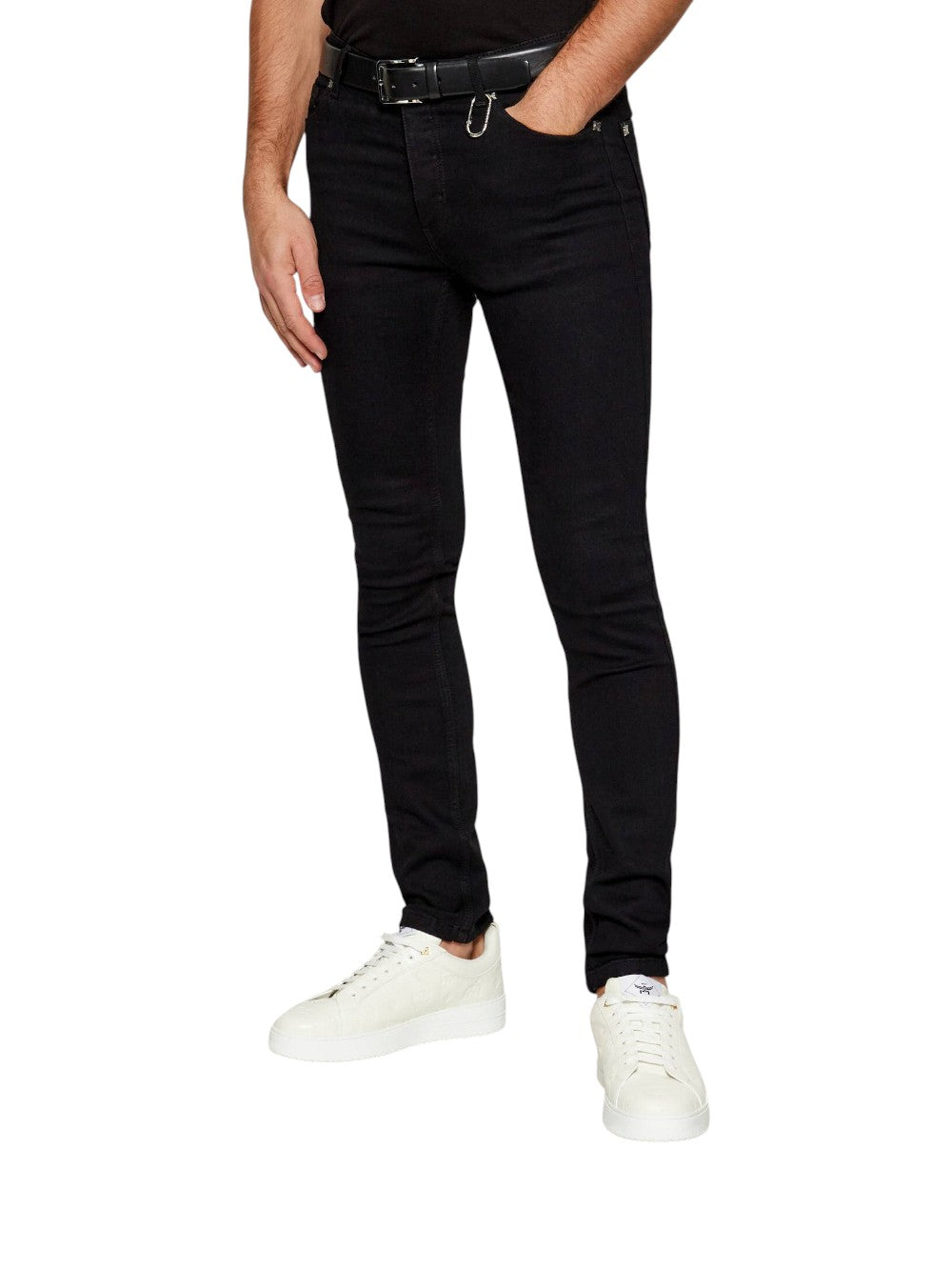John Richmond Jeans Uomo LANDIS SLIM FIT UMA25348JE DENIM BLACK