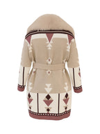 Yes London Cardigan Donna Cardigan Collo Volpe M/24VO