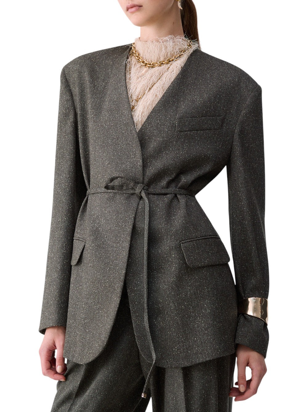 Liu Jo Giacca Donna GIACCA CON CIndiaTURA SENZA COLLO CF6218T800A L9596
