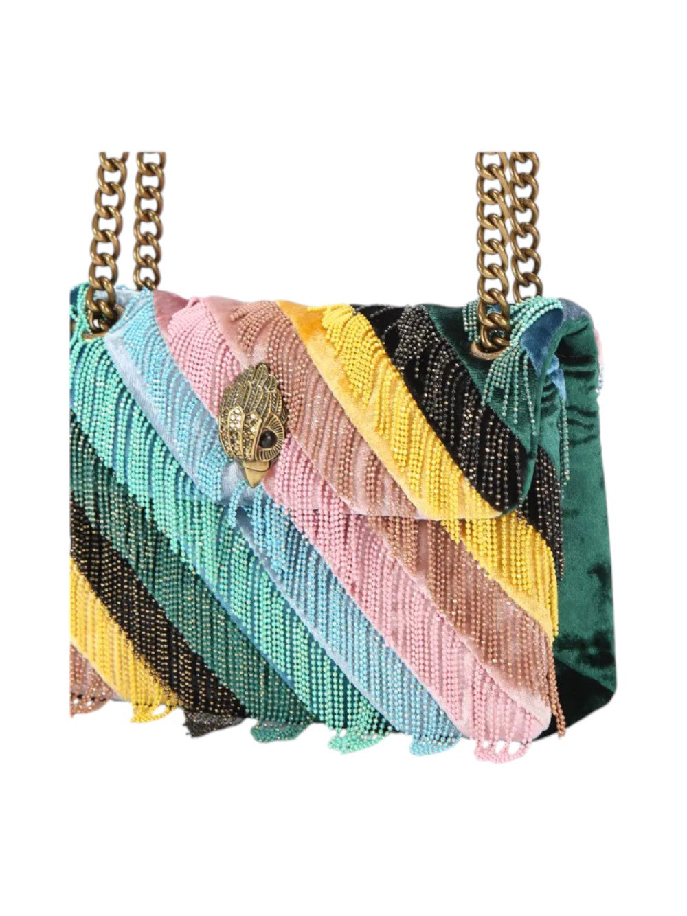 Kurt Geiger Borsa Donna MINI KENSINGTON FRINGES MINI KENSINGTON FRINGES