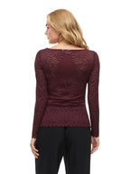 VILA Maglia Donna VIROMINA BOATNECK L/S TOP/TES 14108569