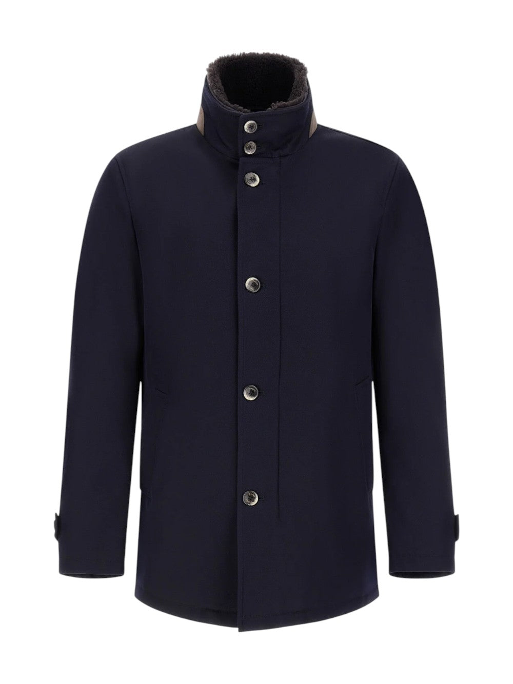 Herno Trench Uomo CARCOAT CON COLLO IN MONTONCINO IM000369U33186 9200