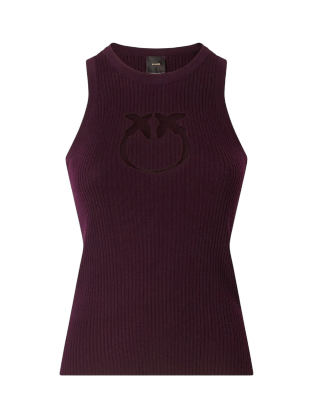 Pinko Maglia Donna NEWCASTLE CANOTTA LANA LOGO IN 107321A18M W63