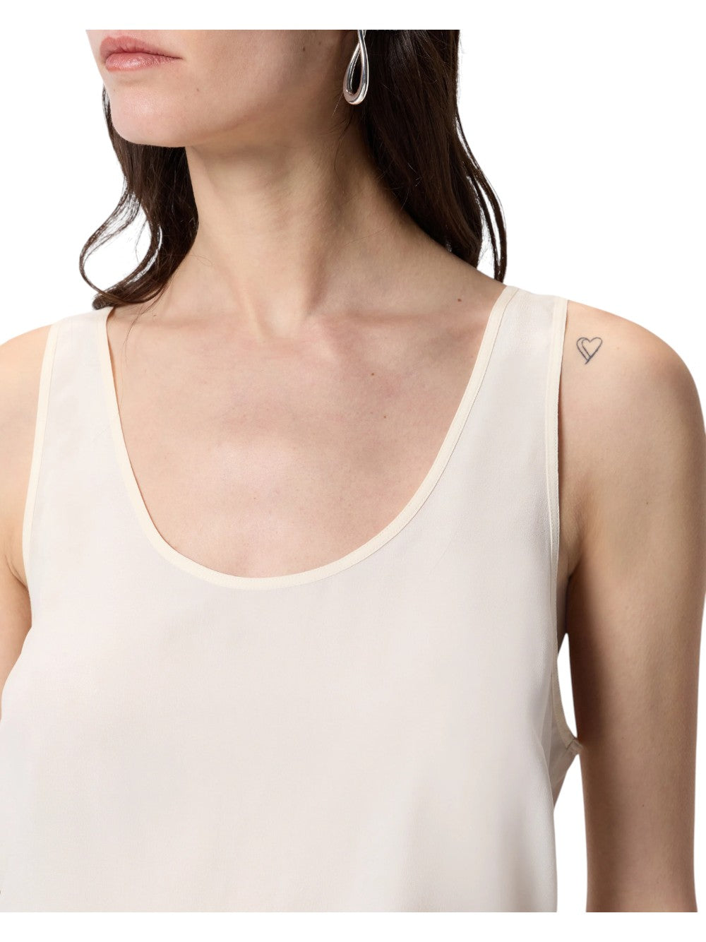 Pinko Top Donna CRAZY CANOTTIERA CREPE DE CHIN 104670A2T7C00