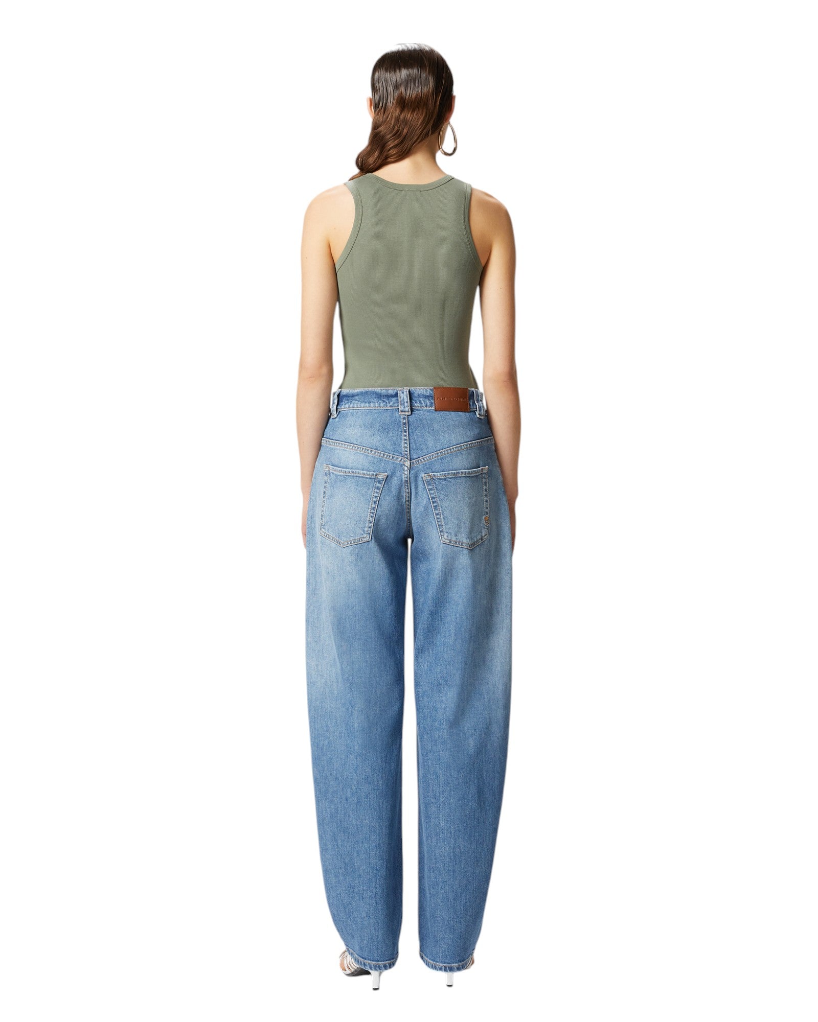 Pinko Top Donna CALCOLATORE CANOTTIERA