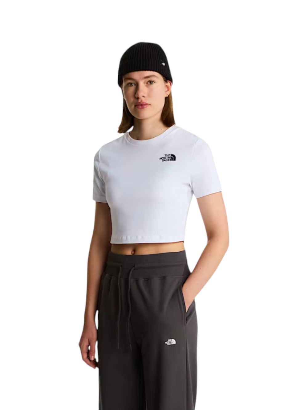 The North Face T-SHIRT Donna W Ess Cp Sl Ss Tee NF0A55AOFN41