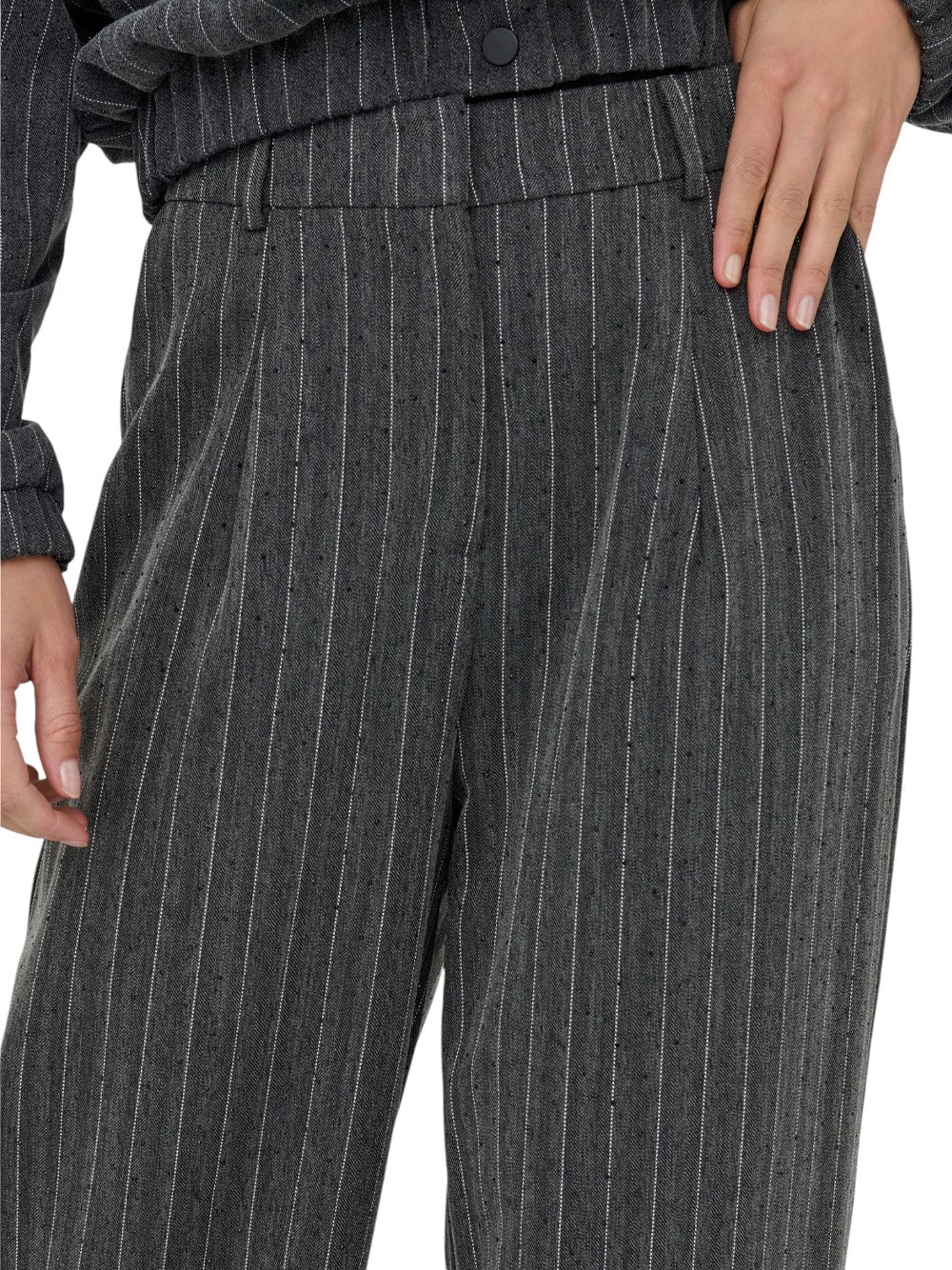 ONLY Pantalone Donna ONLSIGA LIFE HW HB RHINE WIDE PANT TLR 15357654