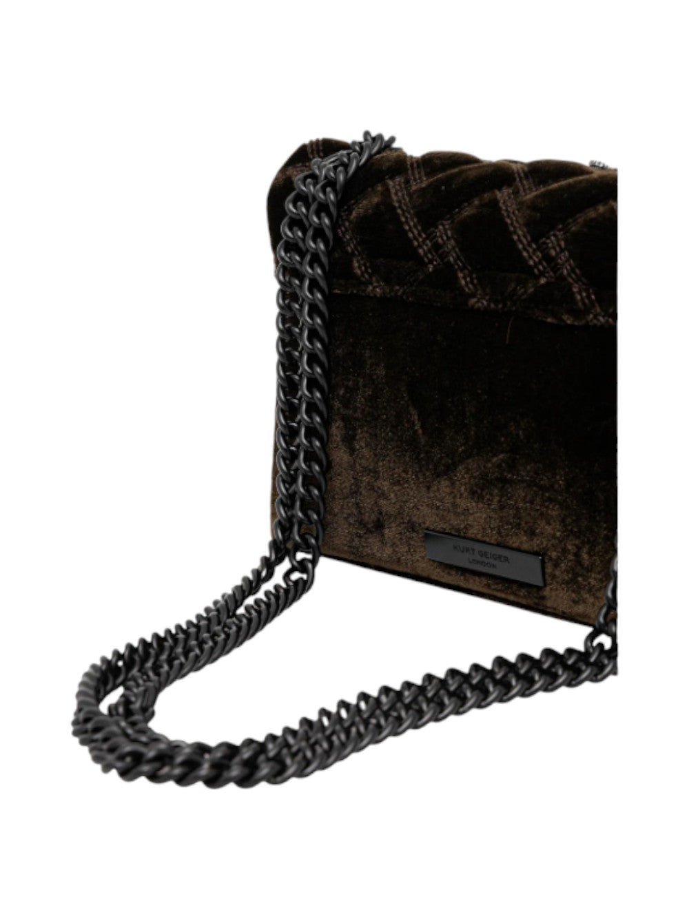 Kurt Geiger Borsa Donna VELVET MINI KENSINGTON VELVET MINI KENSINGTON