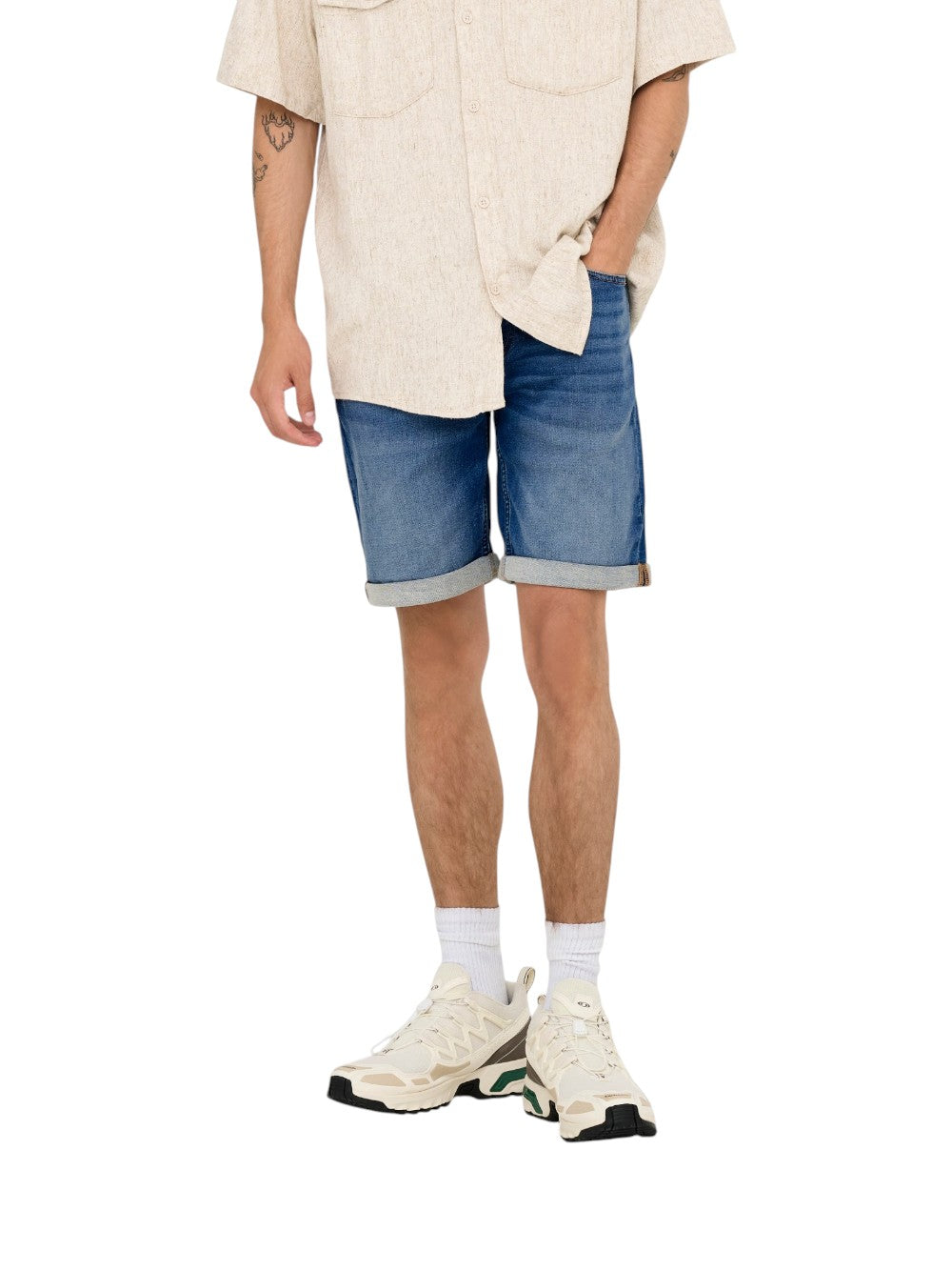 ONLY & SONS Bermuda Uomo ONSPLY JOG DBD 0025 ANA DNM 22030024