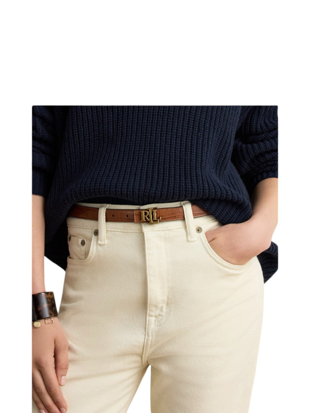 Lauren Ralph Lauren Cintura Donna REV LRL 20-BELT-SKINNY 412P15764002