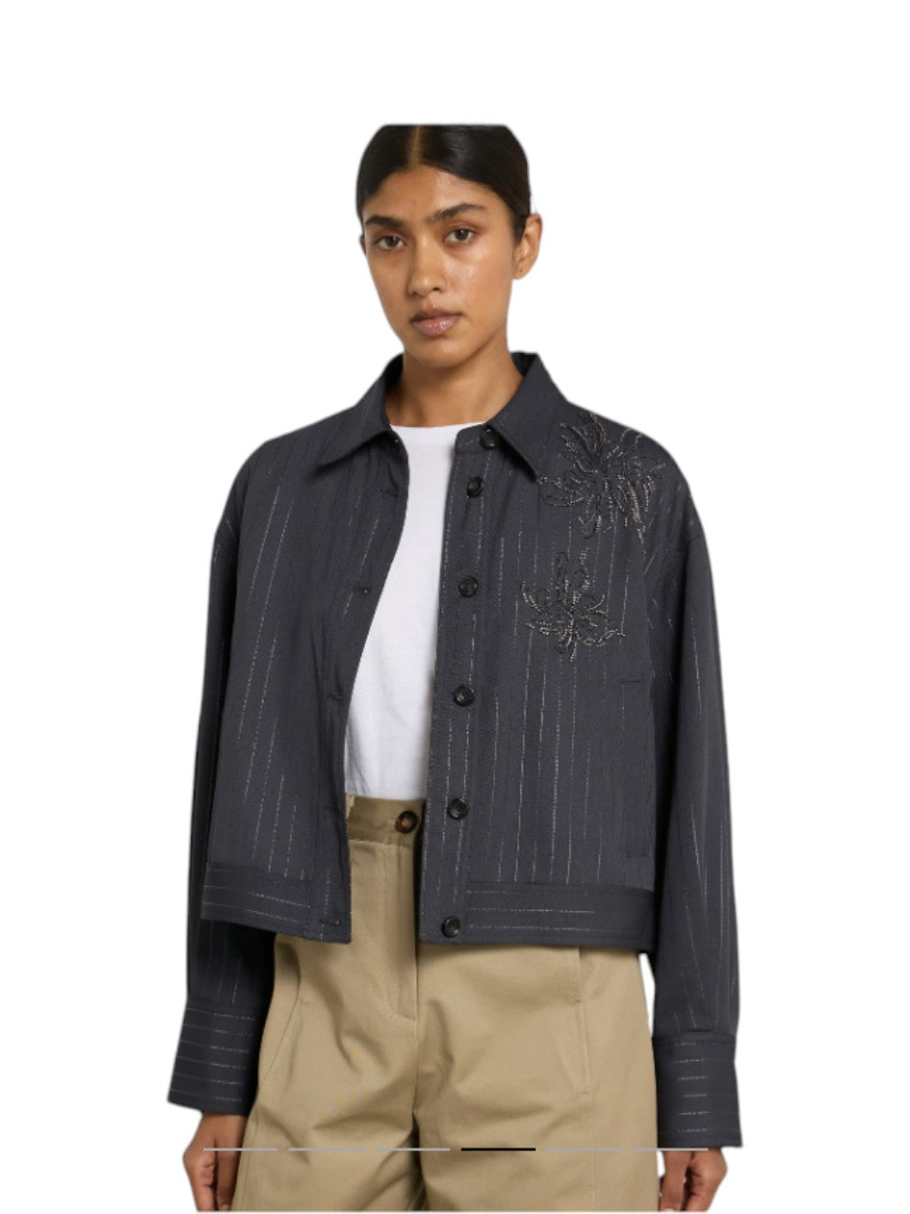 Liu Jo Giacca Donna GIACCA CORTA CON RICAMO CF6285T826A D3074