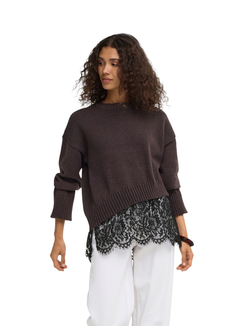 ONLY Maglia Donna ONLEVIE 15382505 19-0915 TCX