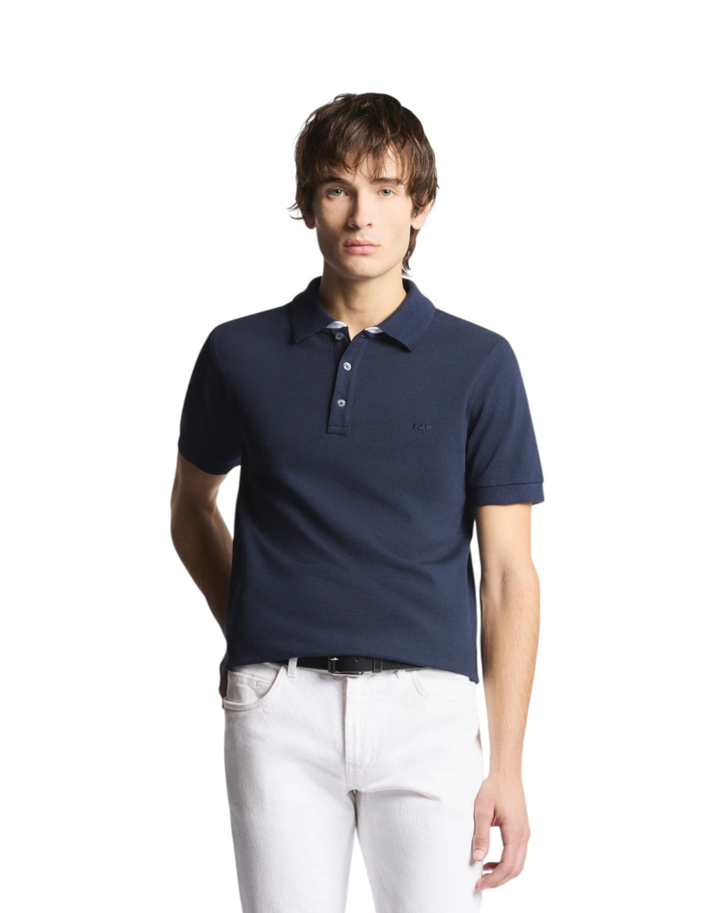 Fay Polo Uomo DB COLLAR PIQUET STR. BICOLOR NPMB252135STDWU806