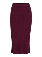 VILA Gonna Donna VINELLY RIB MIDI KNIT SKIRT 14110074