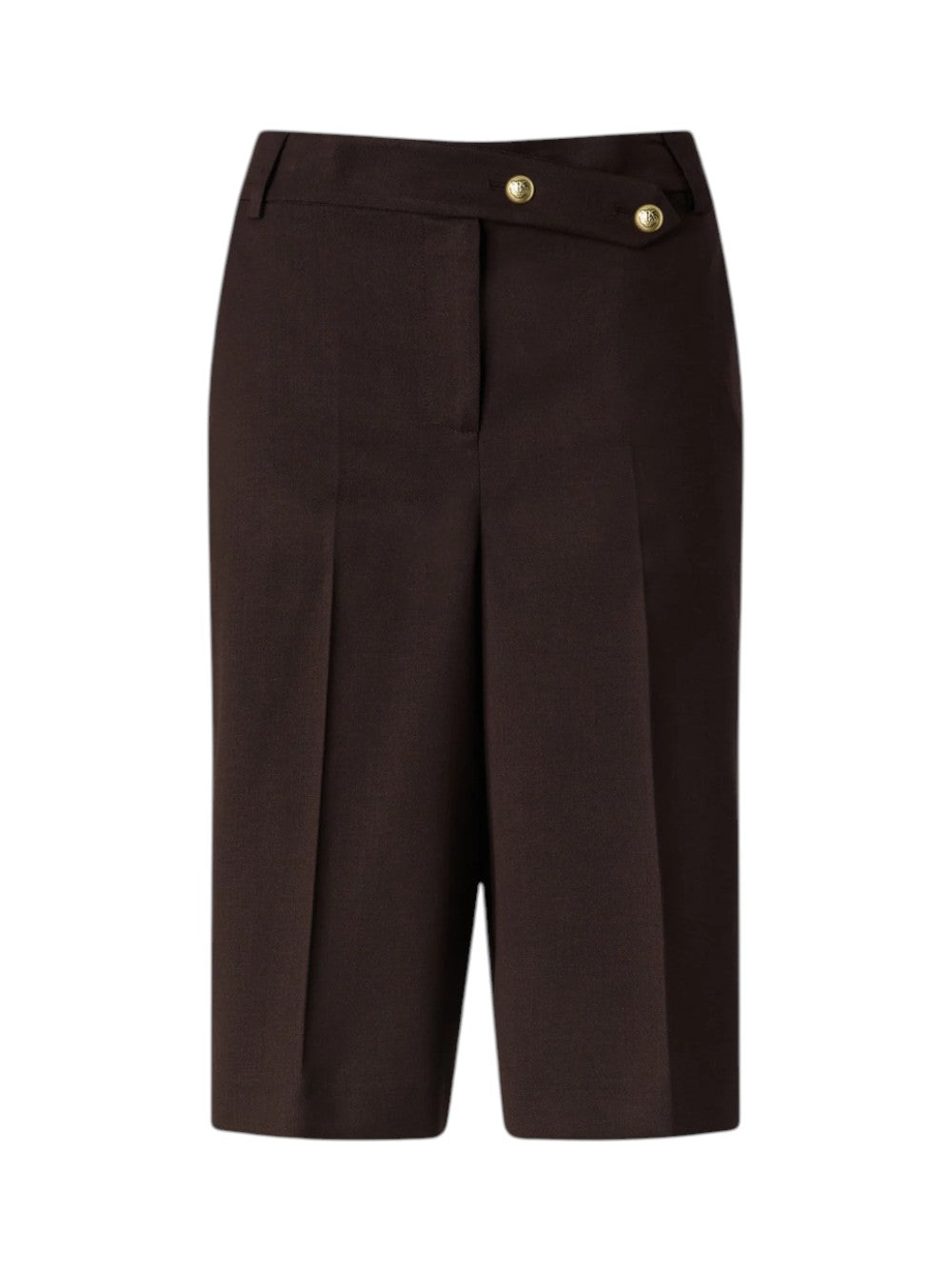 Pinko Pantalone Donna MERLOT BERMUDA DIAGONALE MISTO 107714A3MS M04
