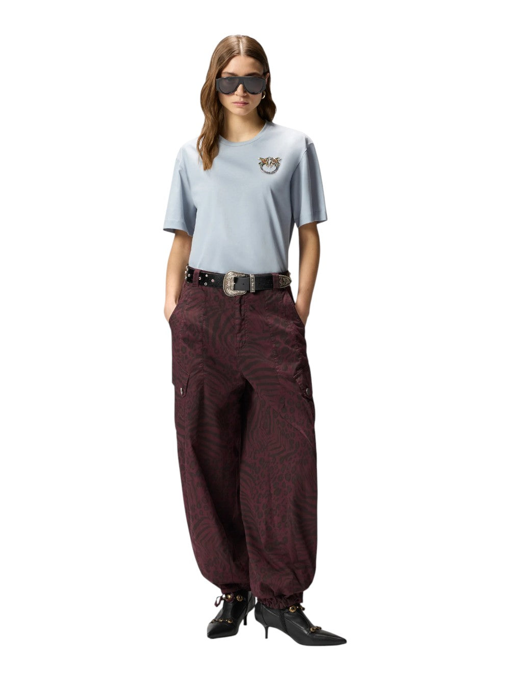 Pinko T-SHIRT Donna STREPITOSO T-SHIRT JERSEY RICA 105526A33FE87