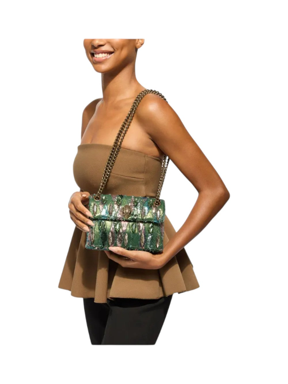 Kurt Geiger Borsa Donna SEQUIN MINI KENSINGTON SEQUIN MINI KENSINGTON