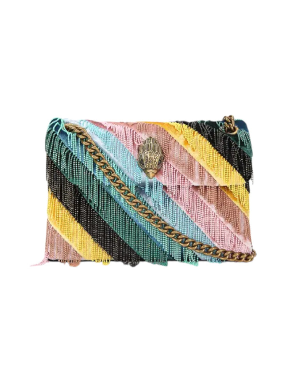 Kurt Geiger Borsa Donna MINI KENSINGTON FRINGES MINI KENSINGTON FRINGES