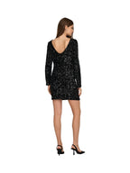 ONLY Abito Donna ONLCONFIDENCE L/S DEEP SEQUINS DRESSJRS. 15360167