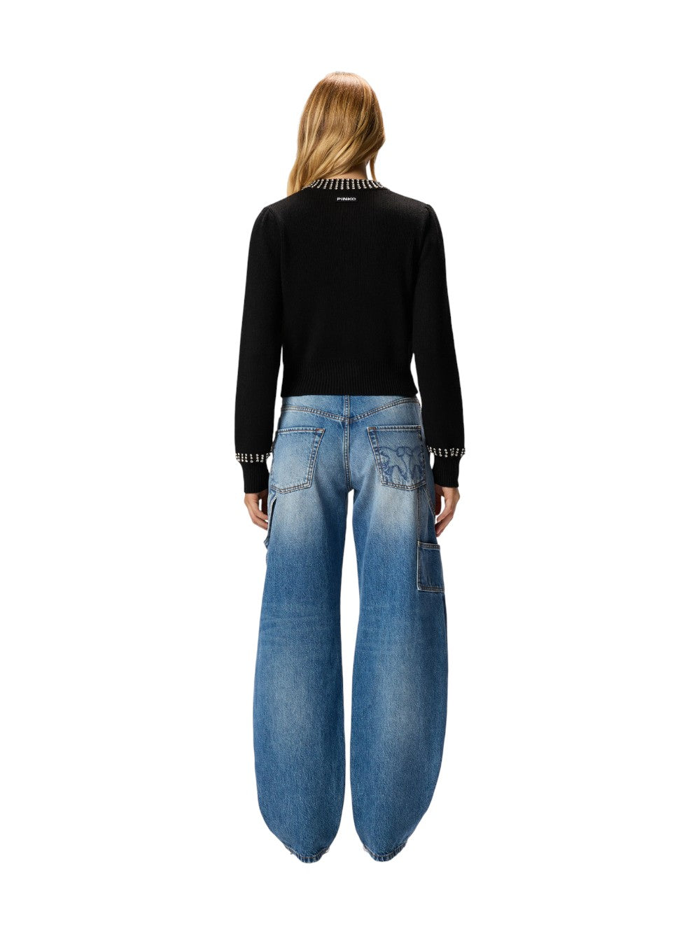 Pinko Maglia Donna SPEZZINO CARDIGAN 105686A2S4 Z99