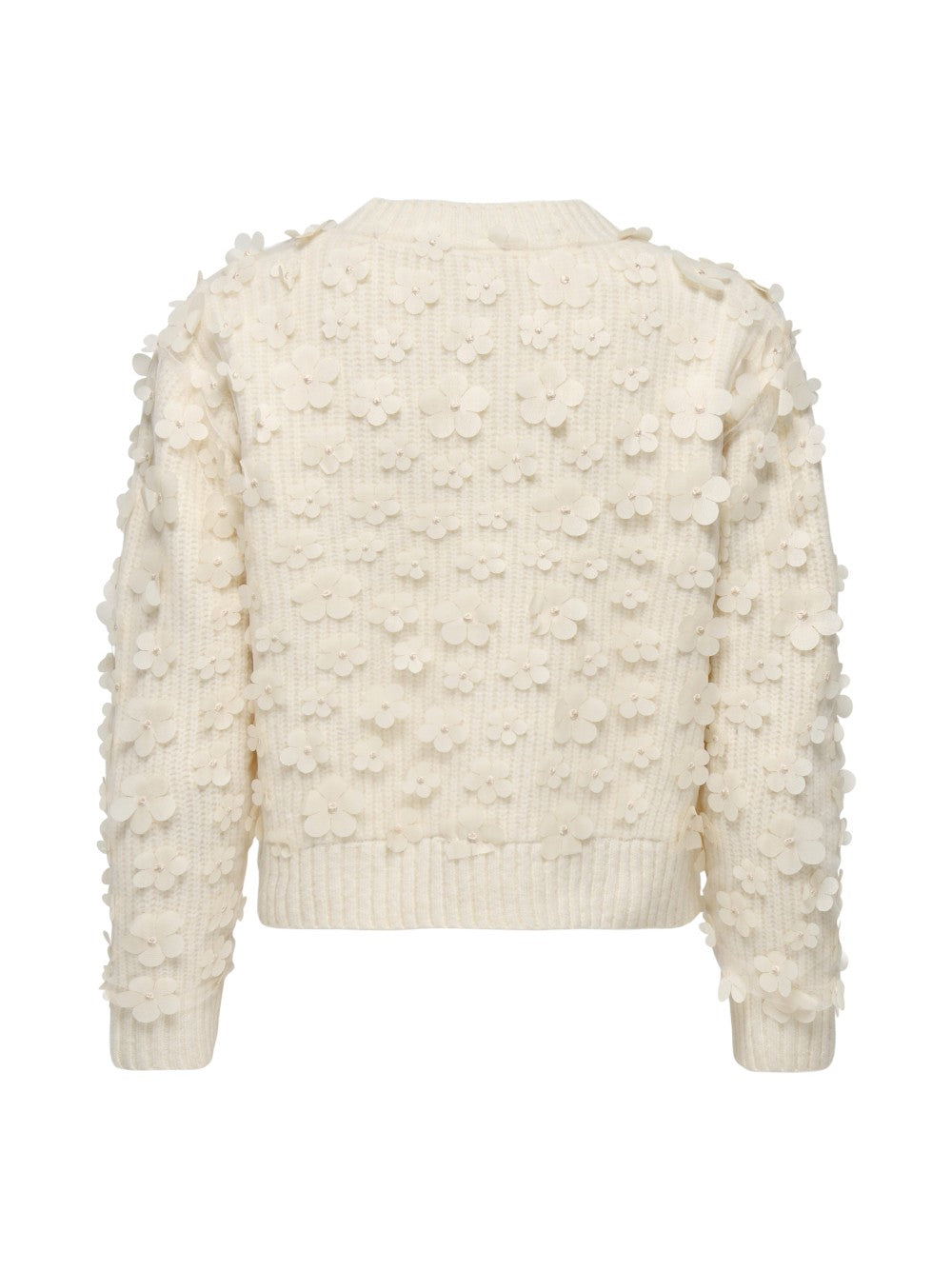 ONLY Maglia Donna ONLHUA LIFE LS FLOWER DETAIL O-NECK KNT 15362583