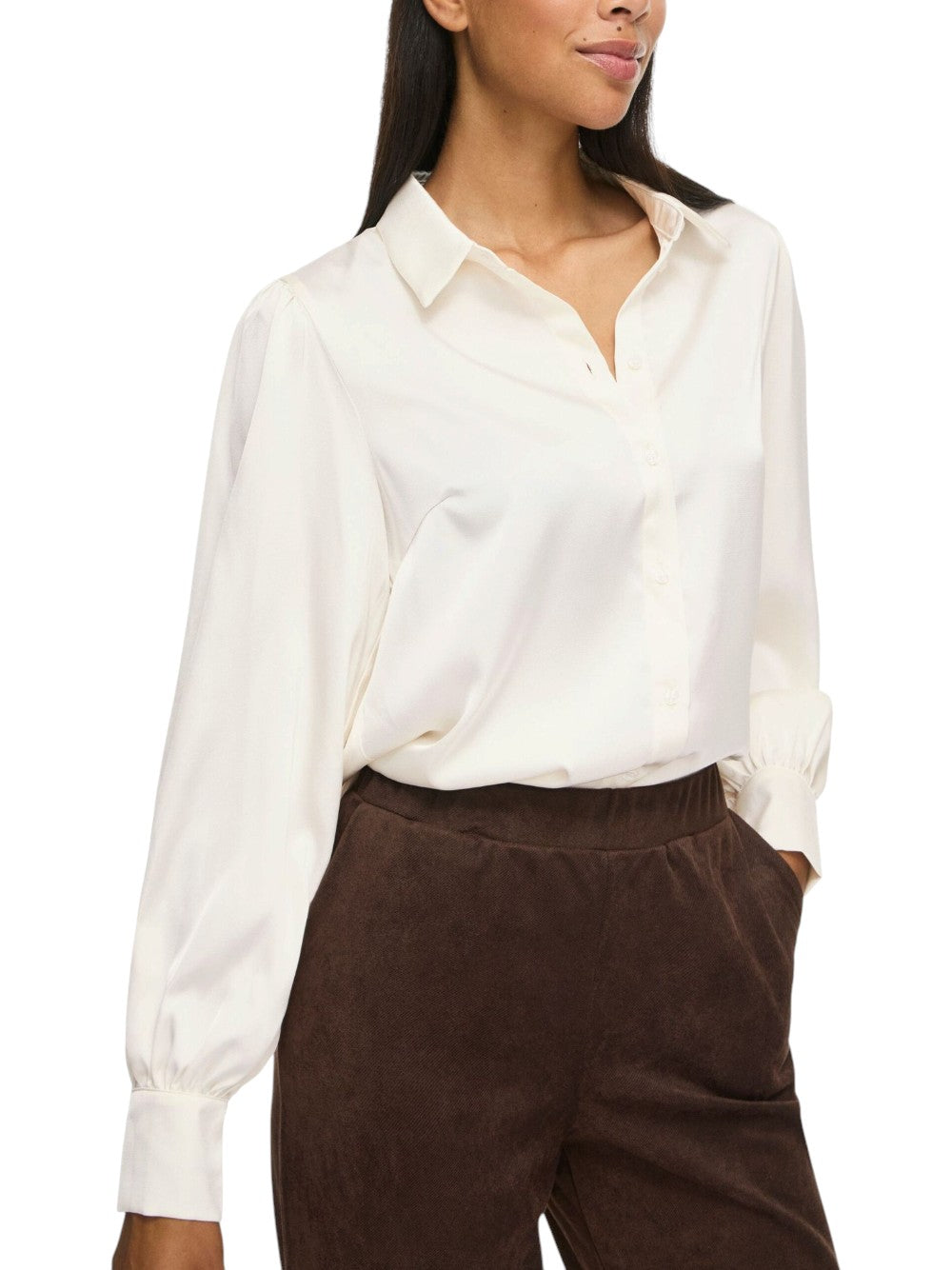 VILA Camicia Donna VIENNA RAVENNA 14107462 11-4201 TCX