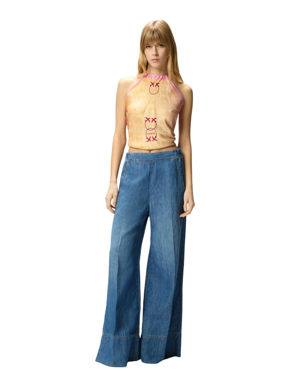 Pinko Pantalone Donna SPIAGGIA PANTALONE LIGHT DENIM 106398A33JPJD
