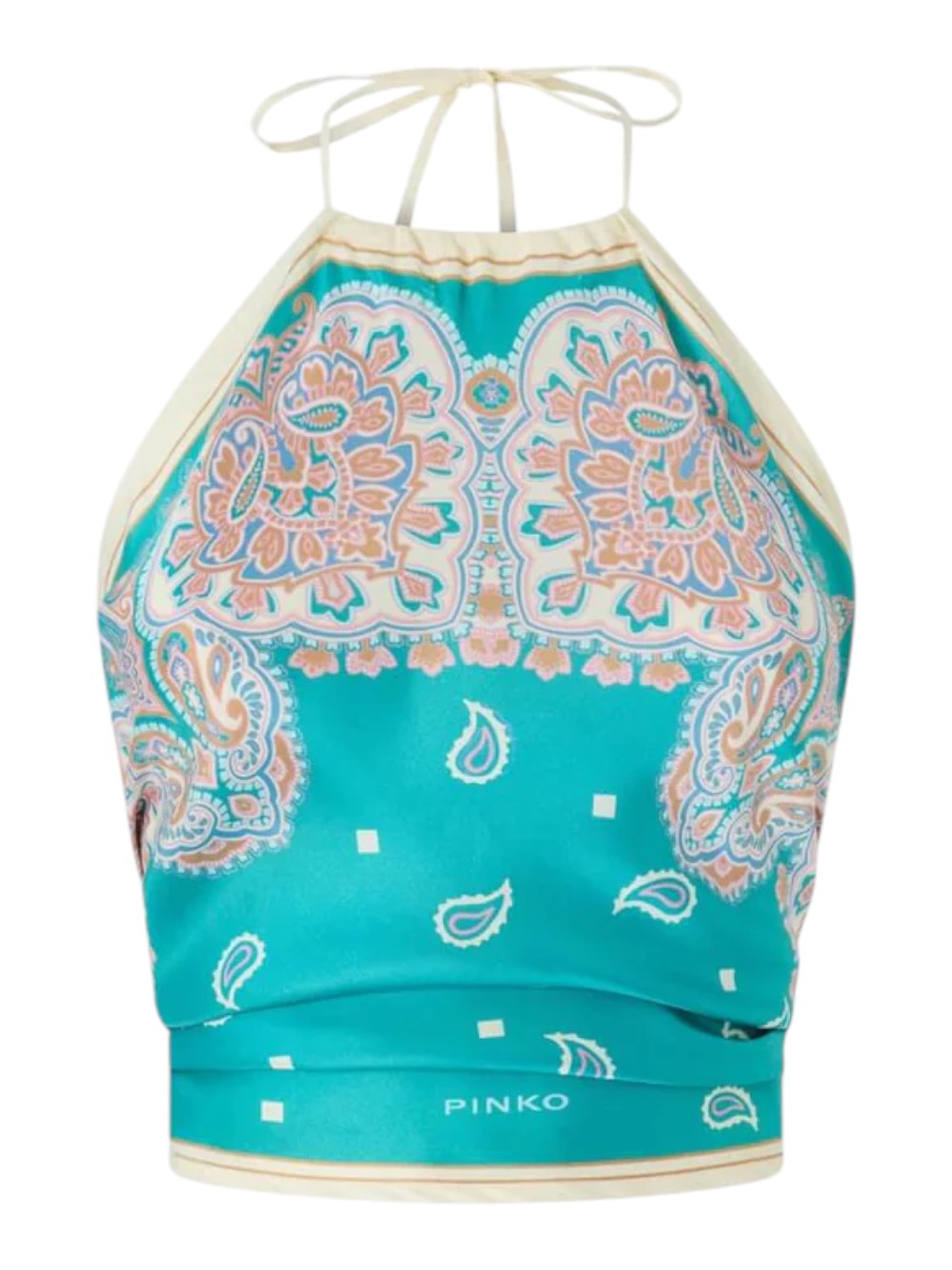 Pinko Top Donna SYNCHRO TOP TWILL STAMPA BANDA 106732A38GSZ4