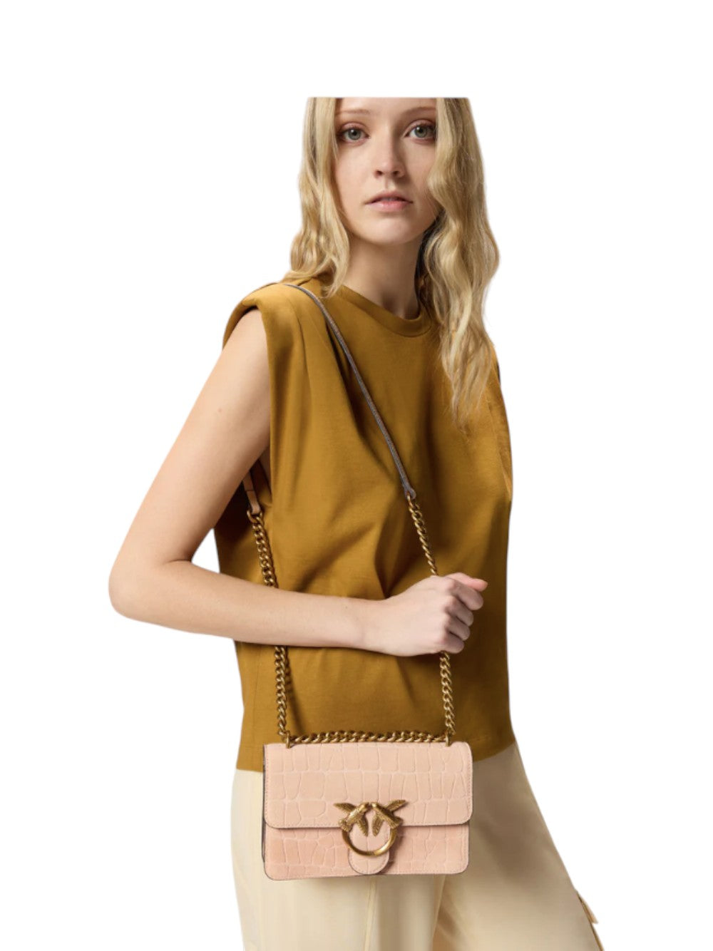 Pinko Borsa Donna Love One Mini Dc Cocco Nabucca 100074A2YWA28Q