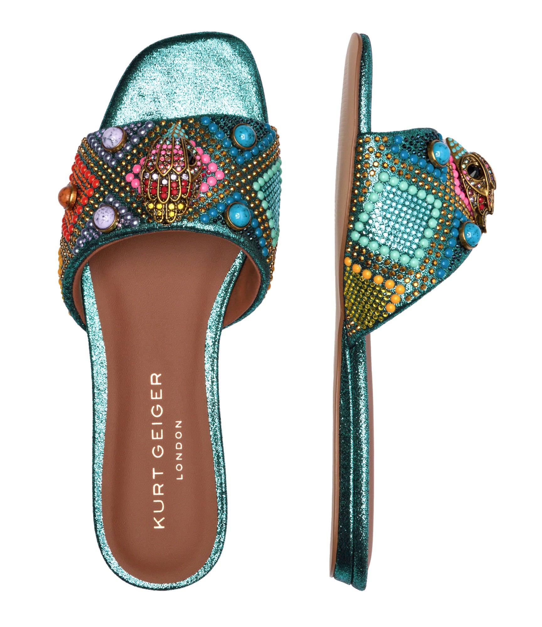 Kurt Geiger CIABATTA Donna KENSINGTON FLAT JEWE