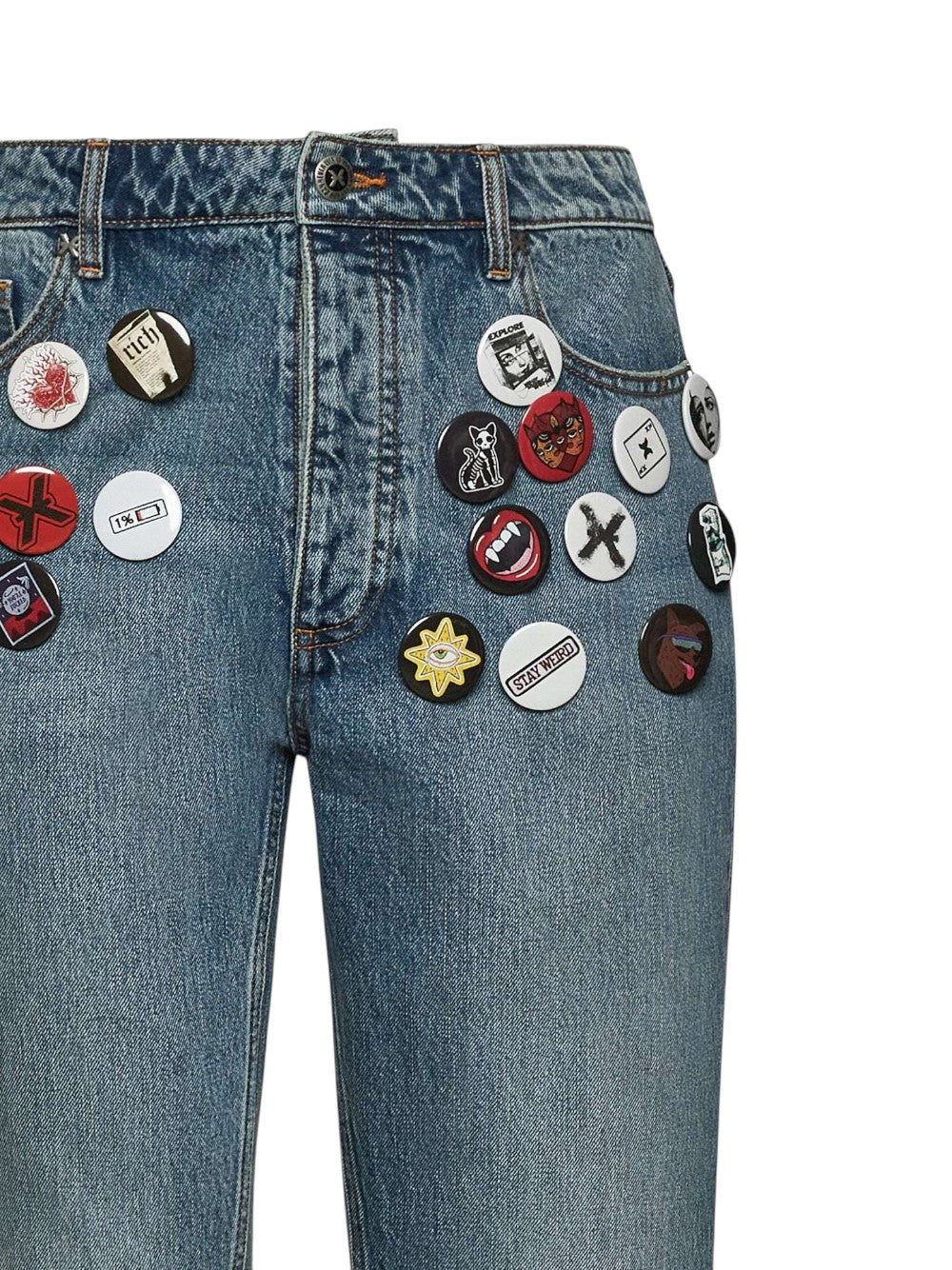 John Richmond Jeans Uomo PAMMIS RELAXED FIT UMA25479JE DENIM BLUE LIGHT