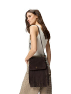 Pinko Borsa Donna Triplet Mini Fringes Suede 106665A0F6M11P