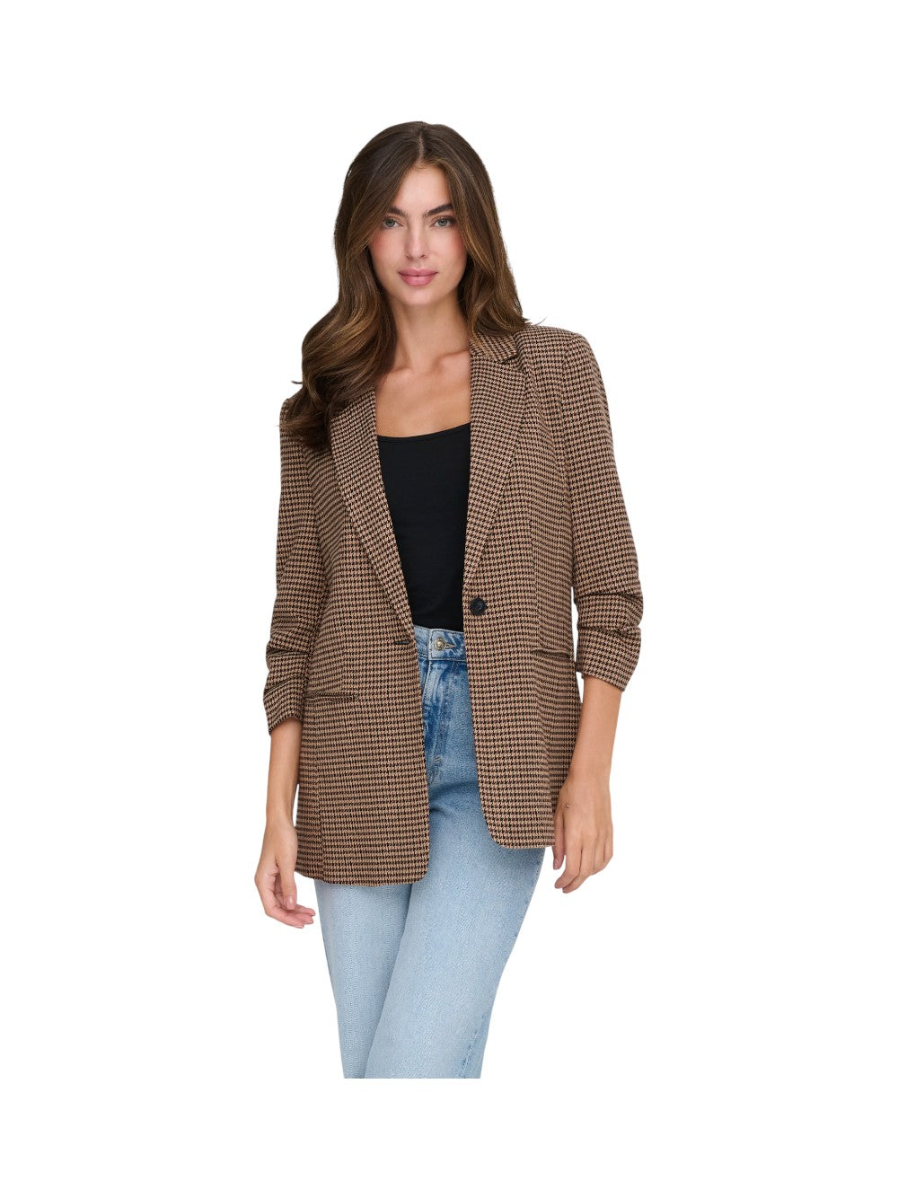 ONLY Giacca Donna ONLLETTIE LIFE 3/4 CHECK BLAZER TLR 15353566