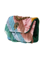 Kurt Geiger Borsa Donna NANO KENSINGTON FRINGES NANO KENSINGTON FRINGES