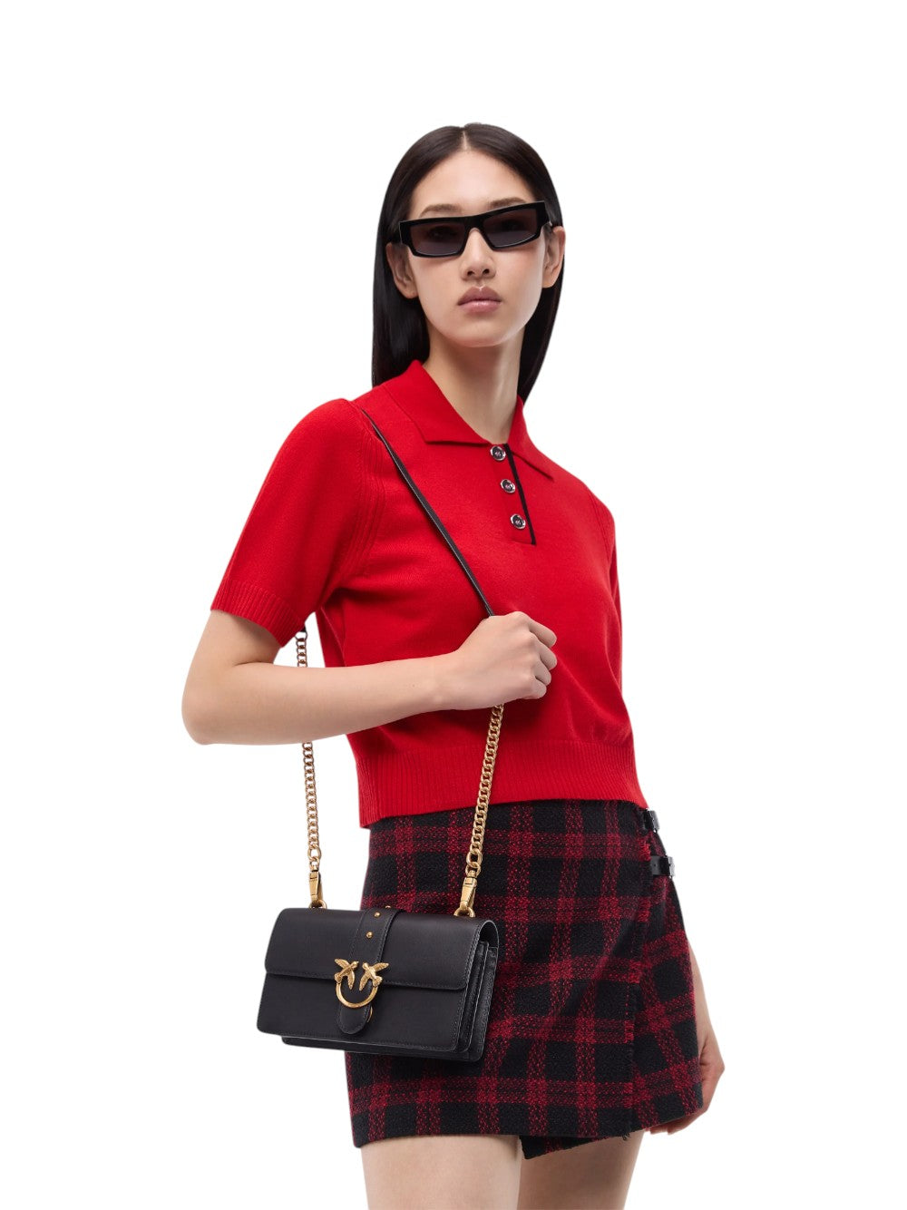 Pinko Borsa Donna LOVE ONE MINI ST. SMALL B. VIT 107622A0F1 Z99Q