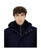 Herno GIUBBINO Uomo GIACCONE COLLO IN MAGLIA PI001155U12638 9200