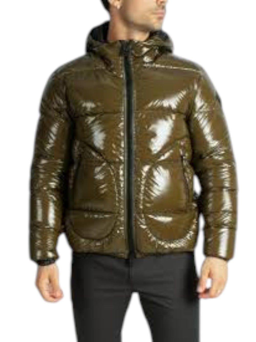 Herno GIUBBINO Uomo BOMBER GLOSS PI001133U12220Z 7740