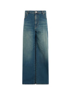 John Richmond Jeans Uomo DHARP BAGGY FLARE UMA26130JE DENIM BLUE RETRO
