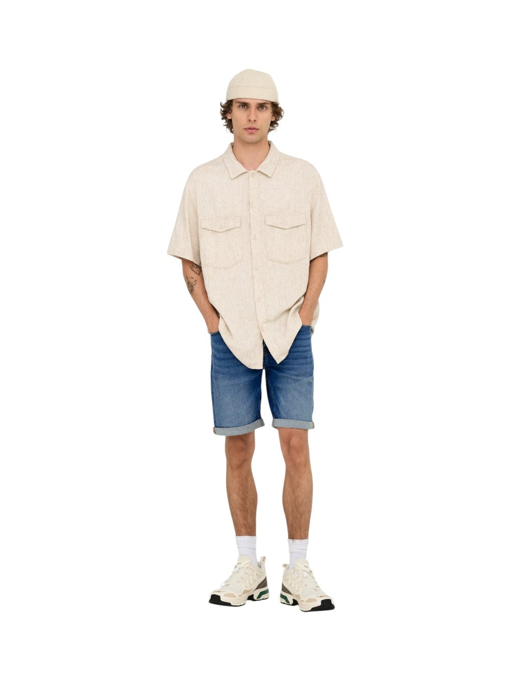 ONLY & SONS Bermuda Uomo ONSPLY JOG DBD 0025 ANA DNM 22030024
