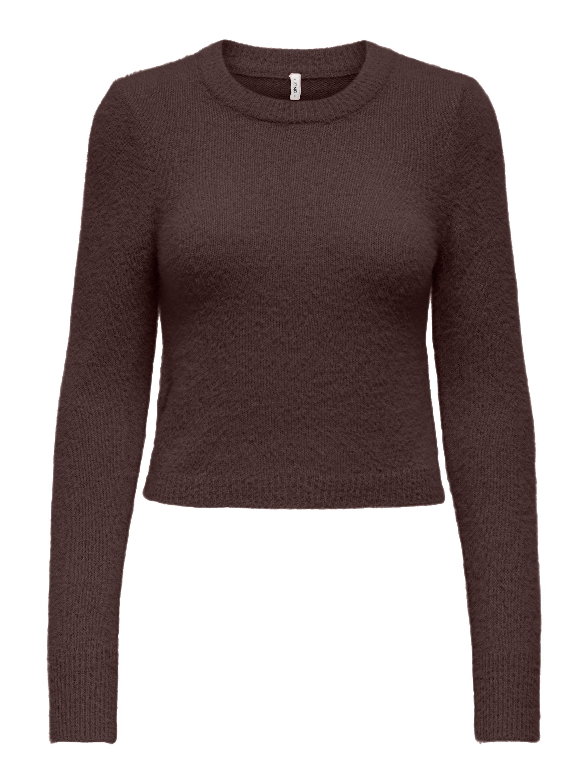 ONLY Maglia Donna ONLPETRA LS SHORT O-NECK CC KNT 15350654