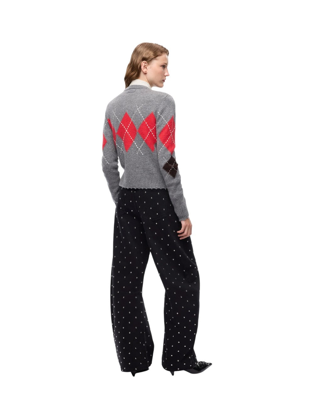 Pinko Maglia Donna CARDIFF CARDIGAN ARGYLE CON CL 107284A3IE IL1