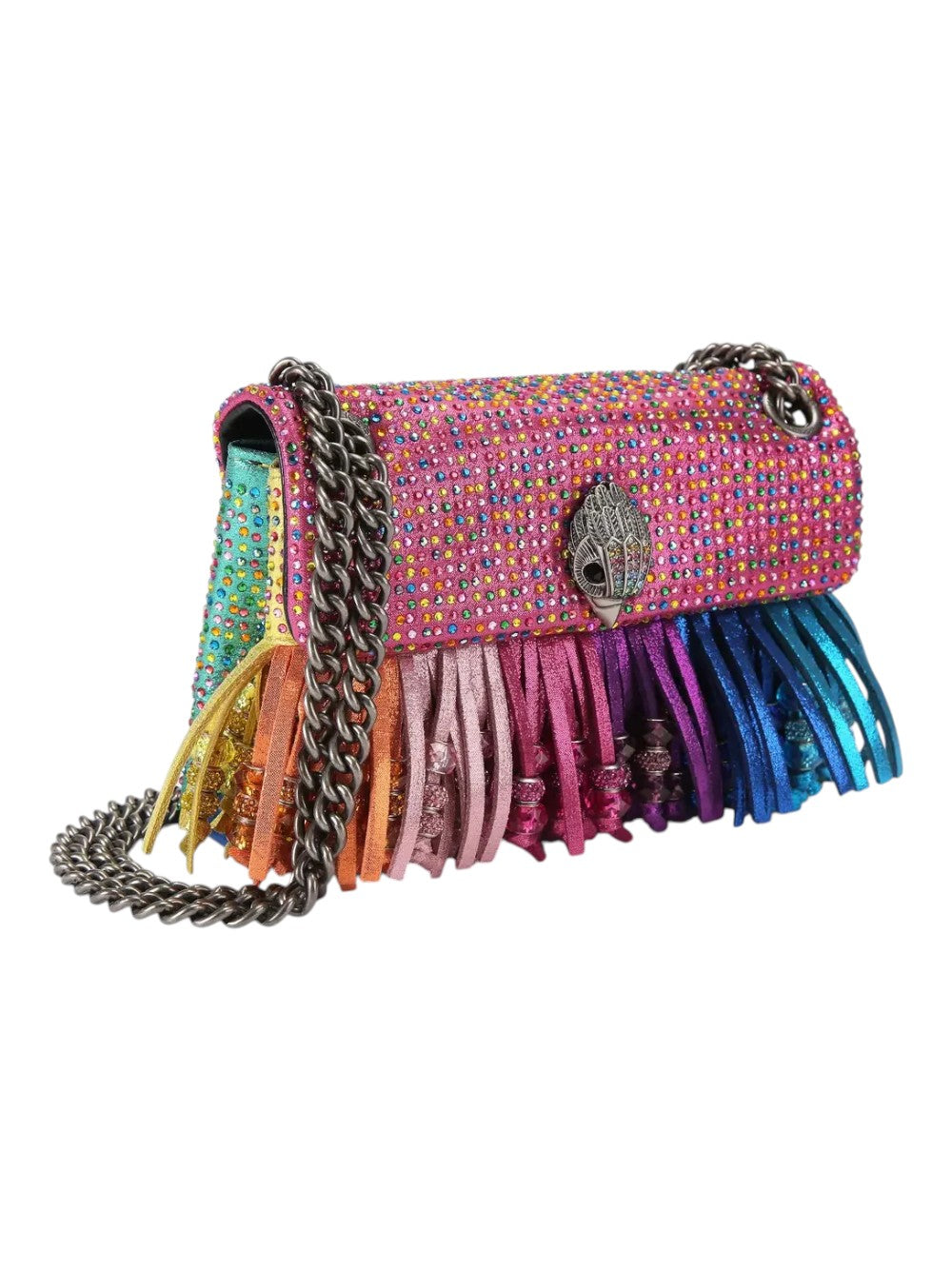 Kurt Geiger Borsa Donna Mini Kensington Fringes-Mult/Other-Fabric 5607169609 69
